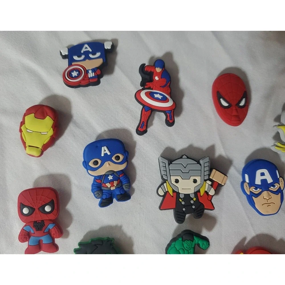 Croc Charms Super Heros Mixed Lot Super Heros 15 pieces USA SELLER